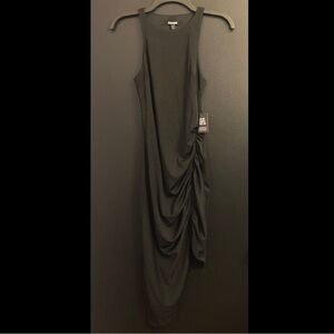 EXPRESS 🔥 Black Ruched Side Tank Dress